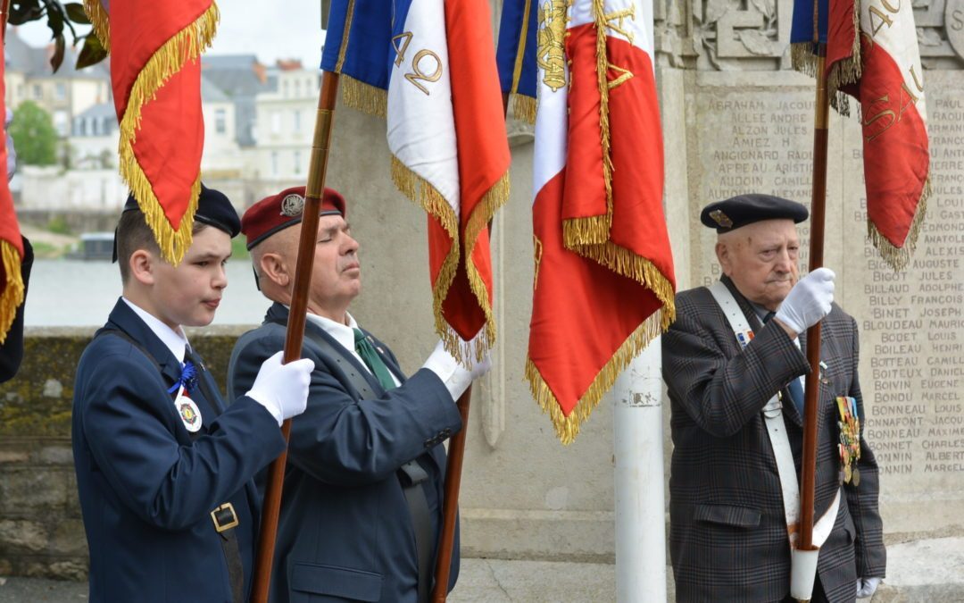 Bastien CAUBET nouveau porte-drapeau des anciens combattants Saumurois