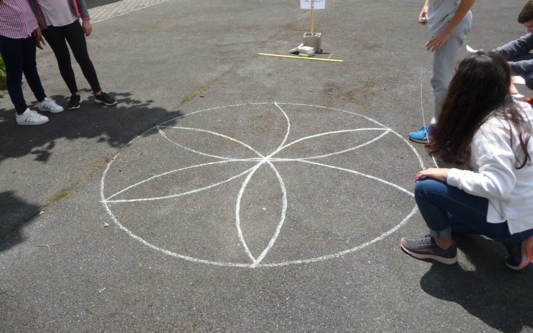 Rallye maths en extérieur au collège Yolande d’Anjou