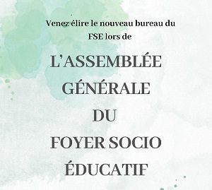 ASSEMBLEE GENERALE DU FSE DU COLLEGE