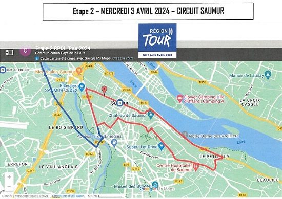 Région Pays de la Loire Tour – Accès au collège Perturbé – MERCREDI 3 AVRIL